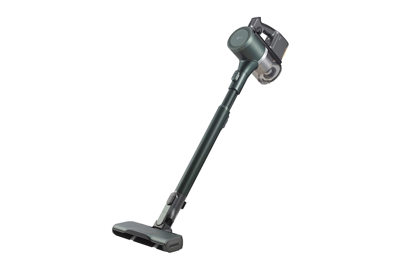 LG CordZero™ Objet Collection<sup>®</sup> A9 TS 蒸氣濕拖無線吸塵器｜石墨綠｜自動集塵, A9T-STEAM