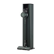 LG CordZero™ Objet Collection<sup>®</sup> A9 TS 蒸氣濕拖無線吸塵器｜石墨綠｜自動集塵, A9T-STEAM