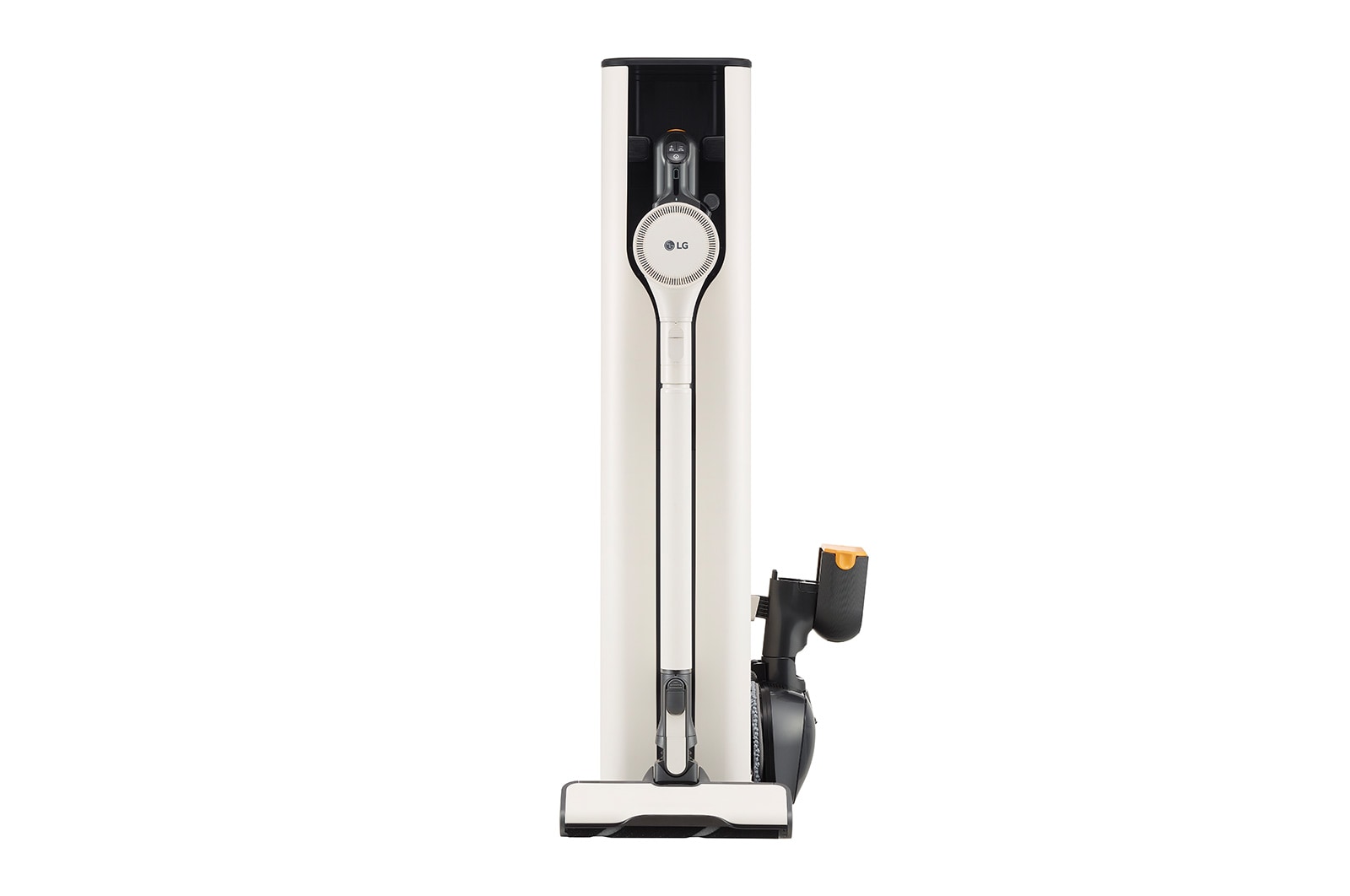 LG CordZero™ Objet Collection<sup>®</sup> A9 TS 蒸氣濕拖無線吸塵器｜雪霧白｜自動集塵 , A9T-STEAMW