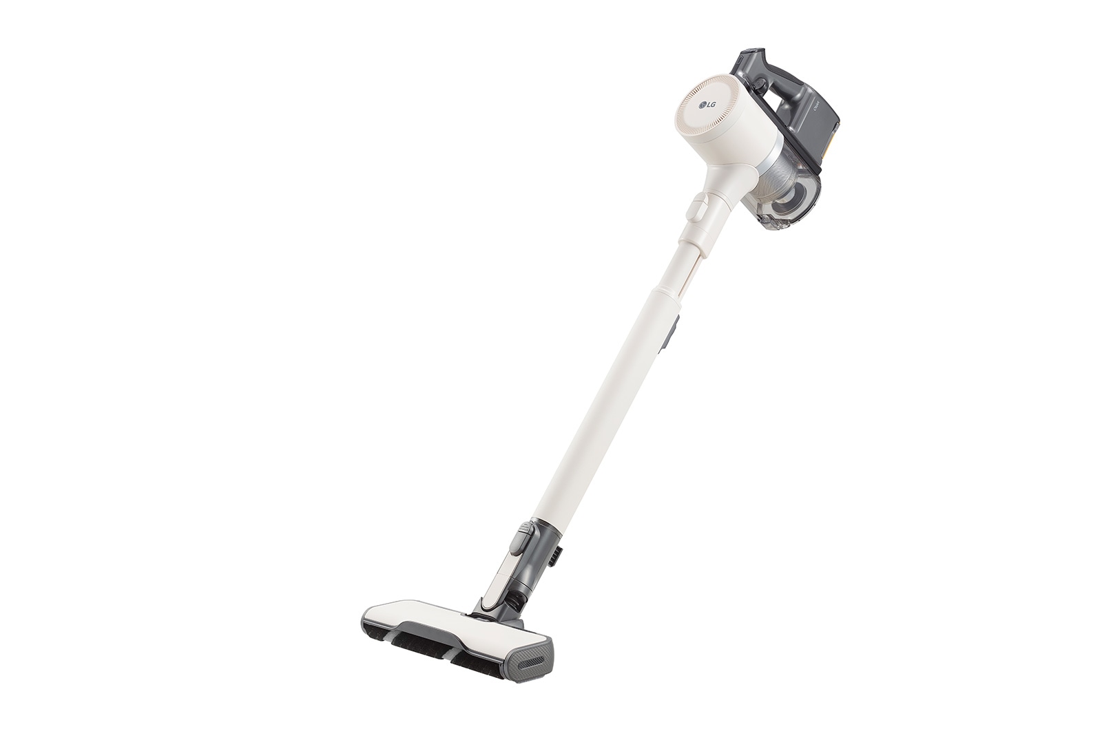 LG CordZero™ Objet Collection<sup>®</sup> A9 TS 蒸氣濕拖無線吸塵器｜雪霧白｜自動集塵 , A9T-STEAMW