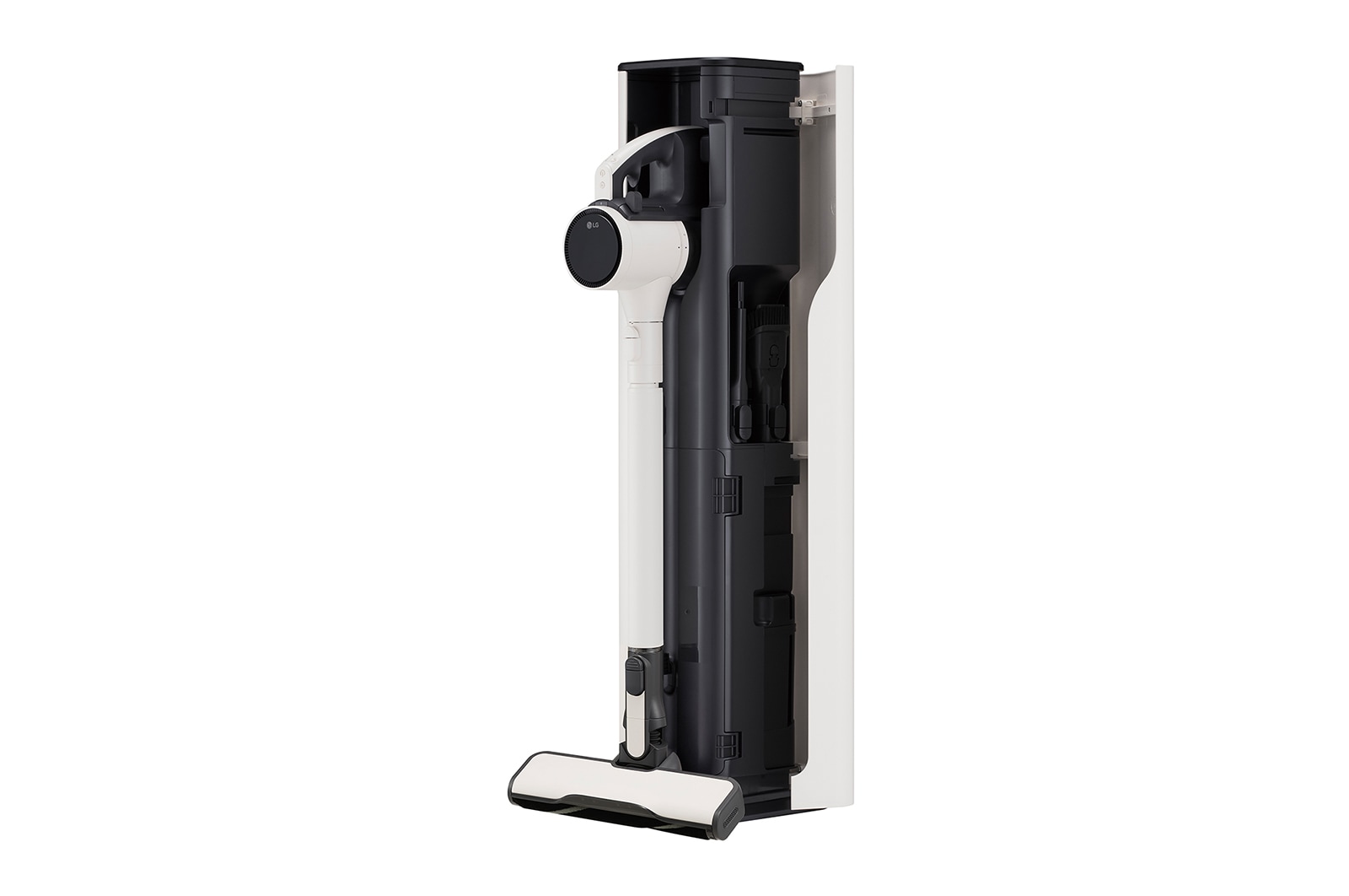 LG CordZero™ A9 X 蒸氣濕拖無線吸塵器｜雪霧白｜自動集塵, A9X-STEAM
