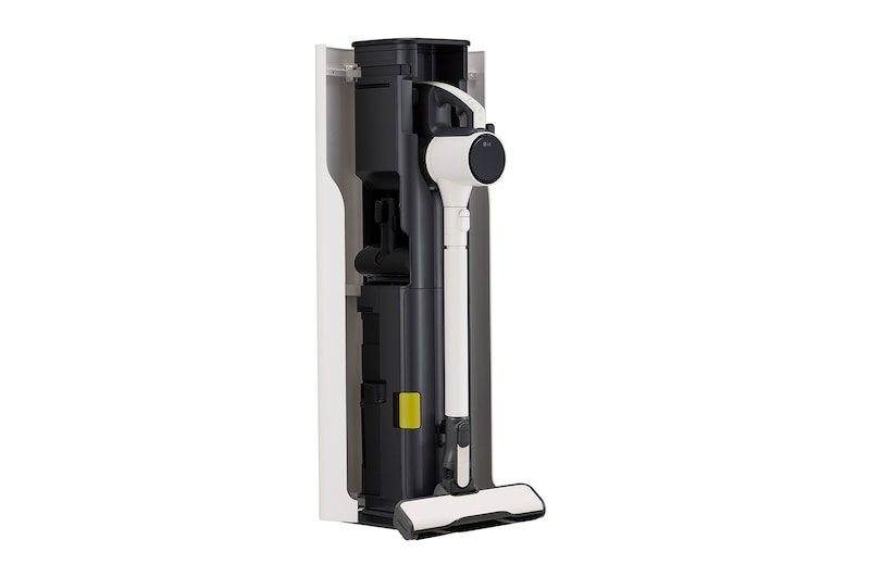 LG CordZero™ A9 X 蒸氣濕拖無線吸塵器｜雪霧白｜自動集塵, A9X-STEAM