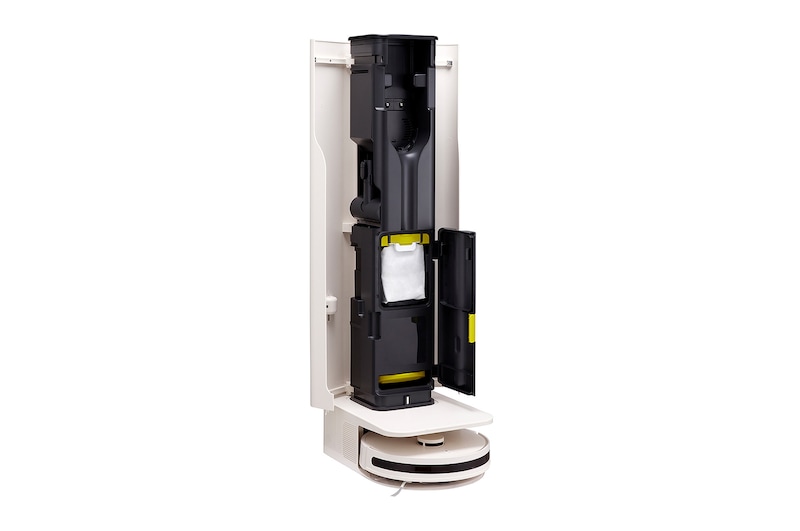 LG CordZero™ Tower Combi 清空塔|雪霧白|雙機自動集塵, ART-PRIME