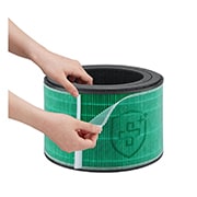 LG PuriCare™ 360°空氣清淨機 - HEPA 13版/適用30坪 (雙層), AS101DWH0