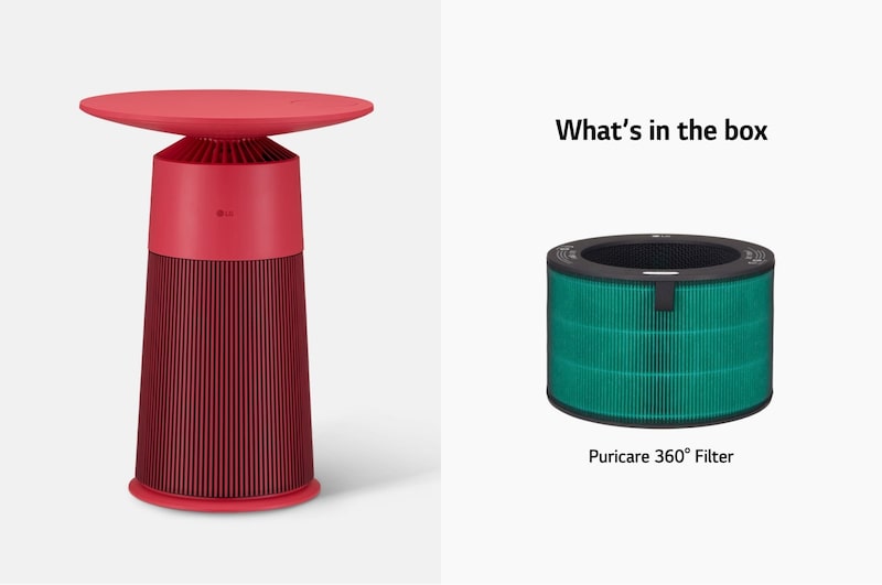 LG PuriCare™ AeroFurniture新淨几(倫敦紅), AS201PRU0