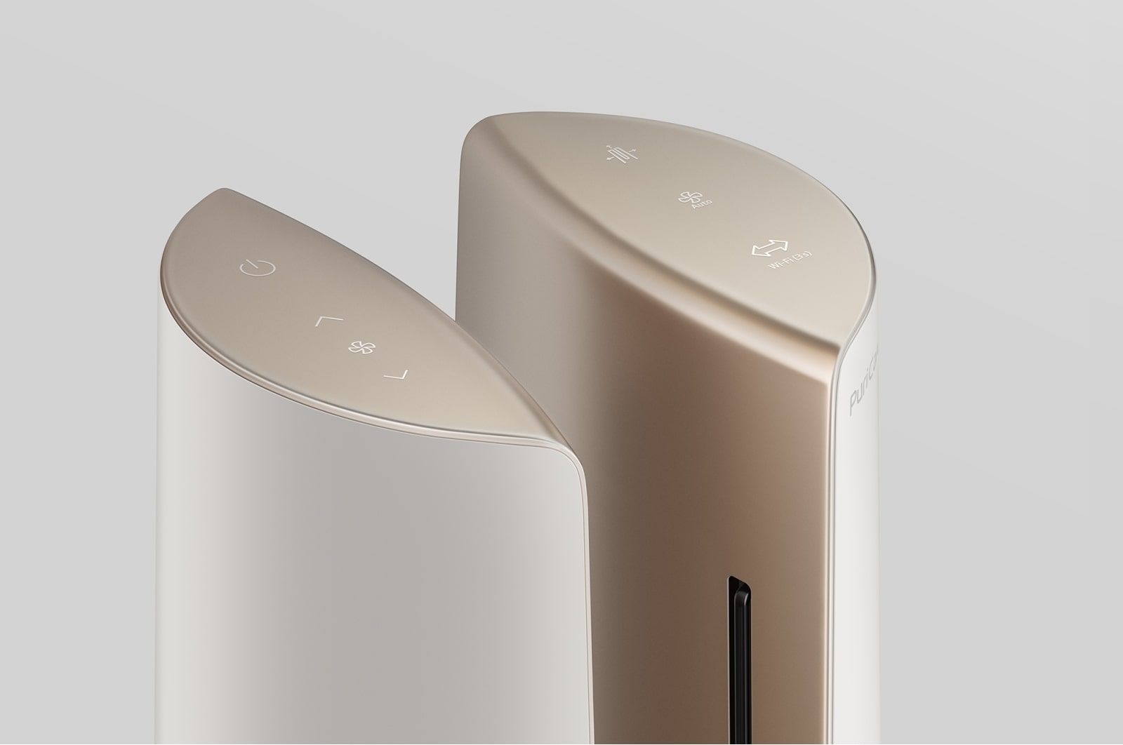 LG PuriCare™ AeroTower 風革機 - 二合一 (象牙白) (特定通路銷售), FS151PBF0