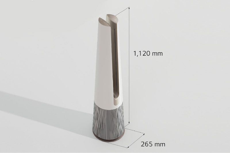 LG PuriCare™ AeroTower 風革機 - 二合一 (象牙白) (特定通路銷售), FS151PBF0
