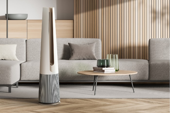 LG PuriCare™ AeroTower 風革機 - 二合一 (象牙白) (特定通路銷售), FS151PBF0