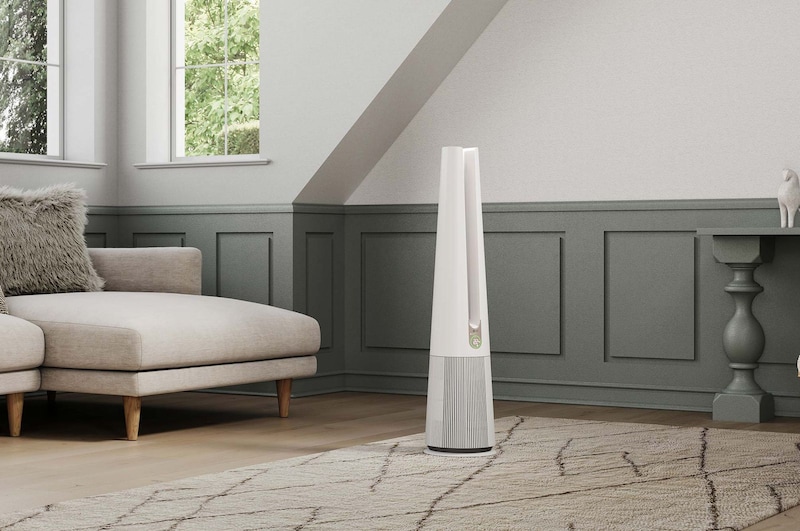 LG PuriCare™ AeroTower Hit 風革機-二合一涼風系列清淨機 (經典版) (奶茶棕), FS151PCK0