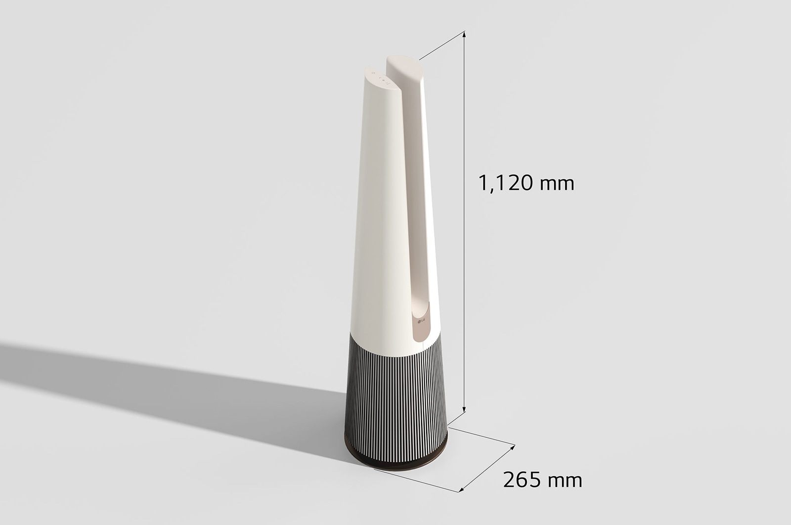 LG PuriCare™ AeroTower Hit 風革機-二合一涼風系列清淨機 (經典版) (奶茶棕), FS151PCK0
