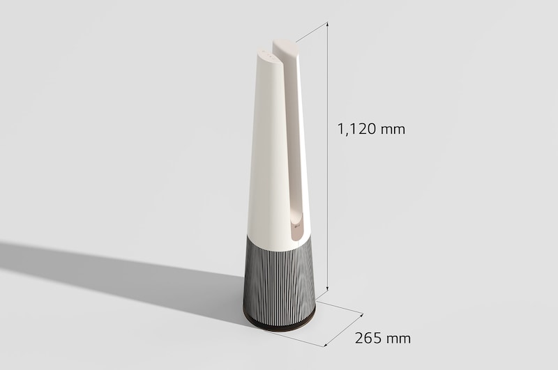 LG PuriCare™ AeroTower Hit 風革機-二合一涼風系列清淨機 (經典版) (奶茶棕), FS151PCK0