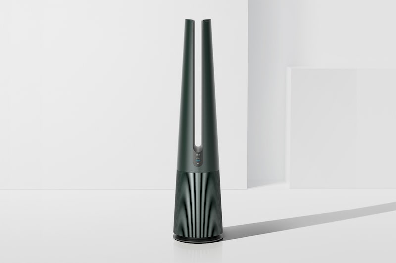 LG PuriCare™ AeroTower 風革機 - 三合一涼暖系列｜Objet Collection<sup>®</sup> (石墨綠), FS151PGE0