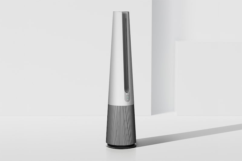 LG PuriCare™ AeroTower 風革機 - 二合一 (雪霧銀), FS151PSF0