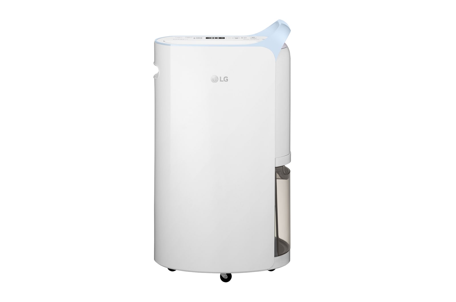 PuriCare™ WiFi變頻除濕機-粉藍/16公升(特定通路銷售) MD161QBK3 正視圖