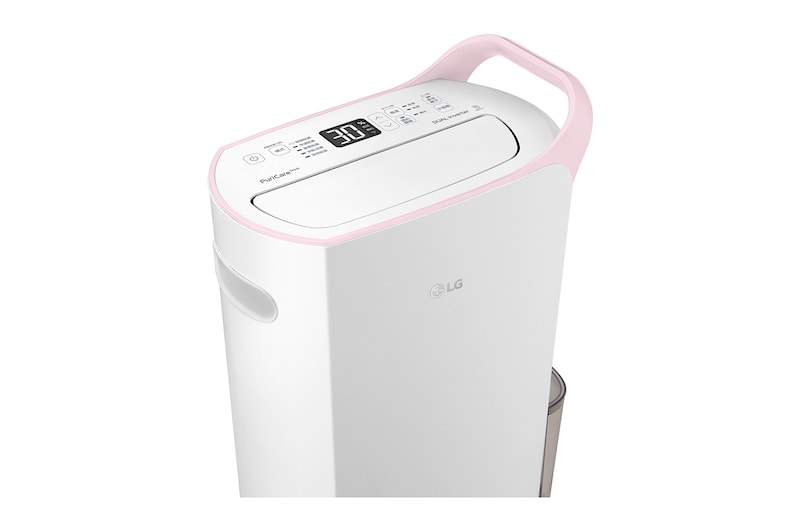 LG PuriCare™ 雙變頻除濕機 - 16公升 (粉紅)  (無UVC) - 經典款, MD161QPK3