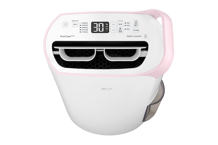 LG PuriCare™ 雙變頻除濕機 - 16公升 (粉紅)  (無UVC) - 經典款, MD161QPK3
