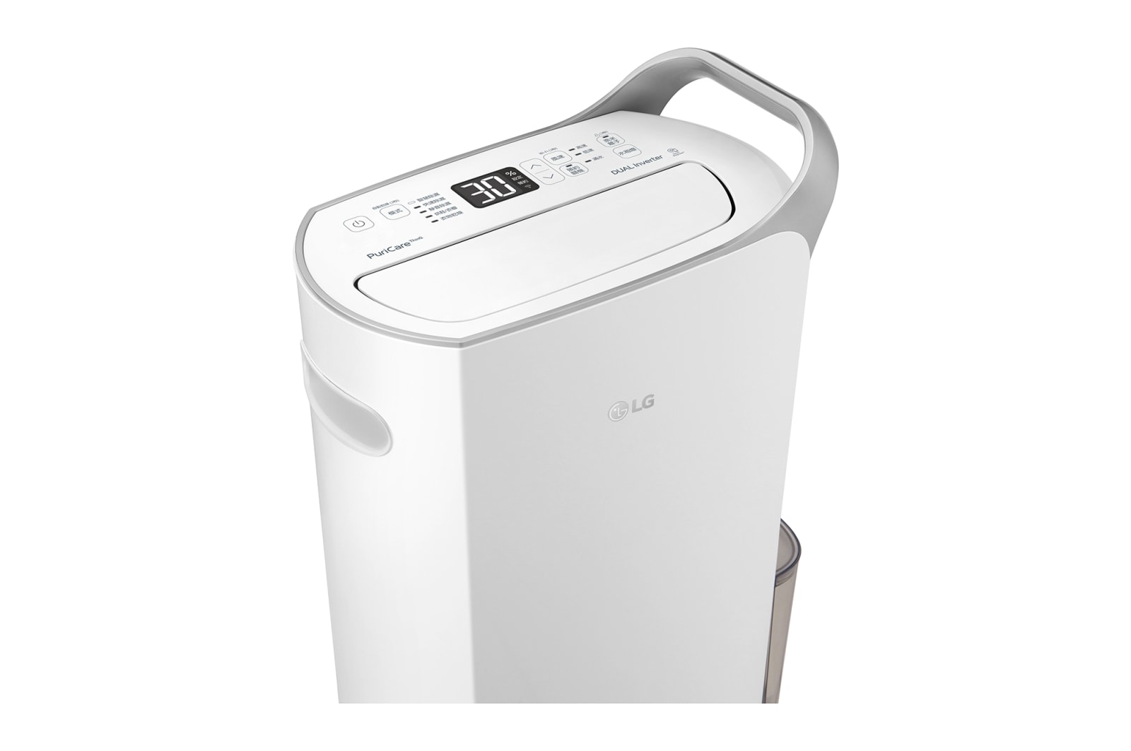 LG PuriCare™ WiFi變頻除濕機-晶鑽銀/17公升, MD171QSK3