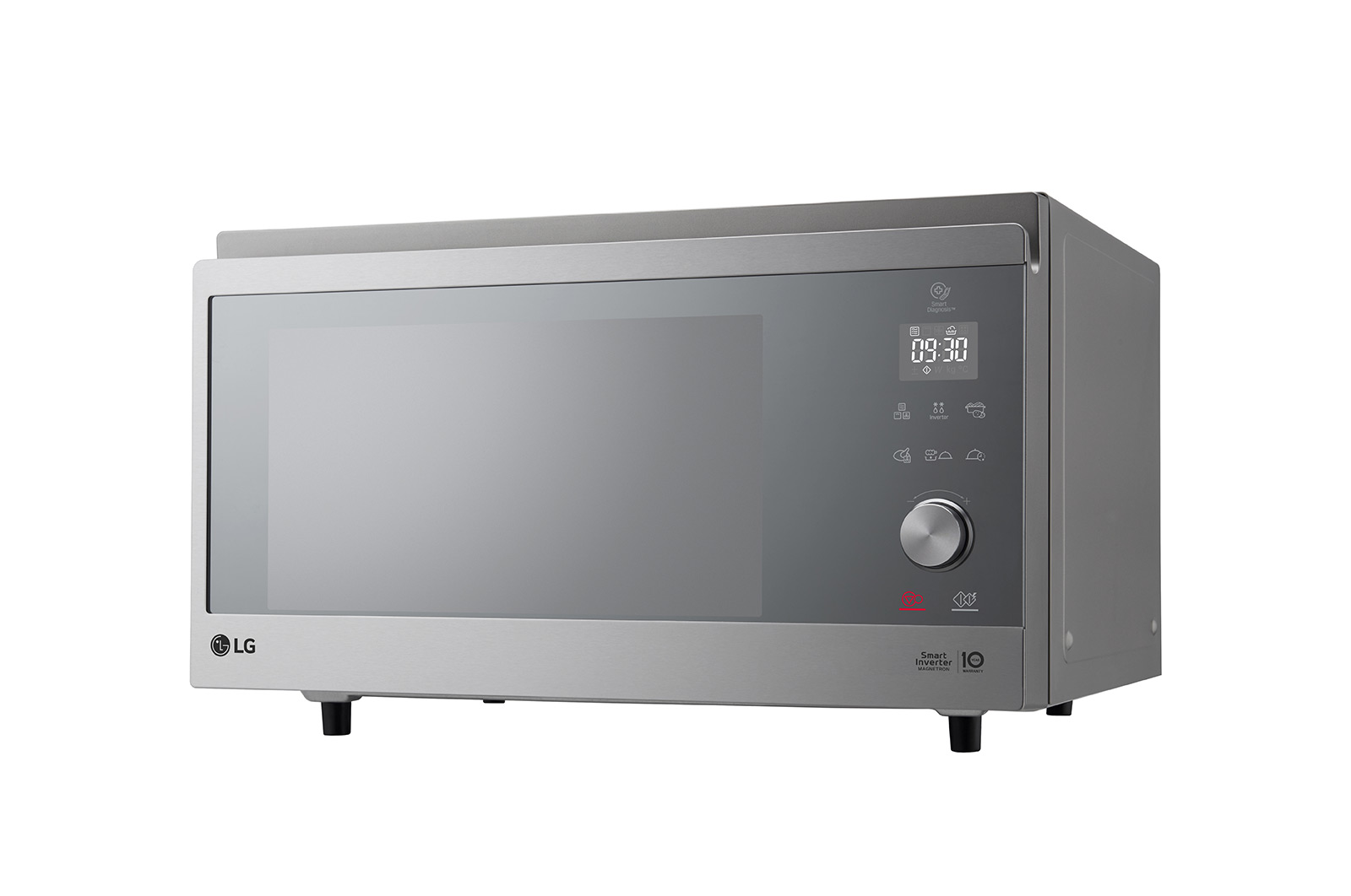 LG 39公升 NeoChef™ 智慧變頻微波爐｜典雅銀｜一機多功, MJ3965ACR