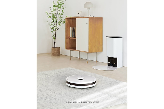 LG CordZero™ R5T 濕拖掃地機器人｜雲朵白｜自動除塵, R5ULTIMATE1