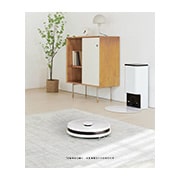 LG CordZero™ R5T 濕拖掃地機器人｜雲朵白｜自動除塵, R5ULTIMATE1