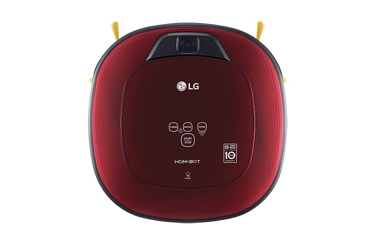 LG 雙眼小精靈 清潔機器人 好正款 / 紅色 VR64702LVM 正視圖
