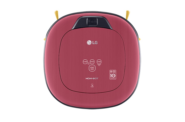 LG 雙眼小精靈 清潔機器人 (變頻版) 好正款 / 典雅紅 VR65713LVM 正視圖