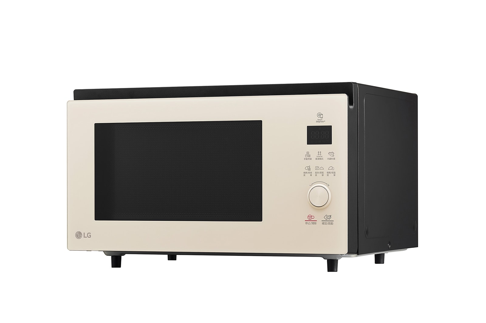 LG 39公升 NeoChef™Objet Collection<sup>®</sup>  智慧變頻微波爐｜雪霧白｜一機多功, MJ3965BCP