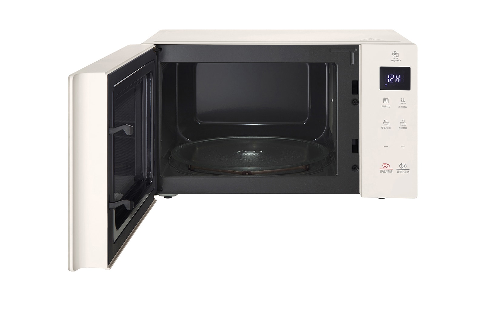LG 25公升 NeoChef™Objet Collection<sup>®</sup>  智慧變頻微波爐｜冰瓷白, MS2535GIK