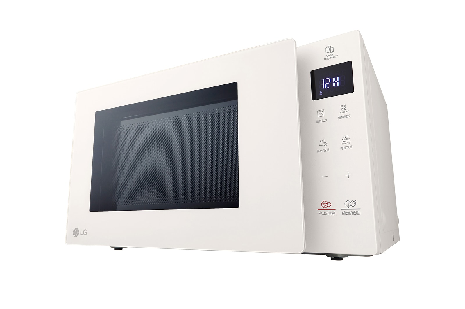 LG 25公升 NeoChef™Objet Collection<sup>®</sup>  智慧變頻微波爐｜冰瓷白, MS2535GIK