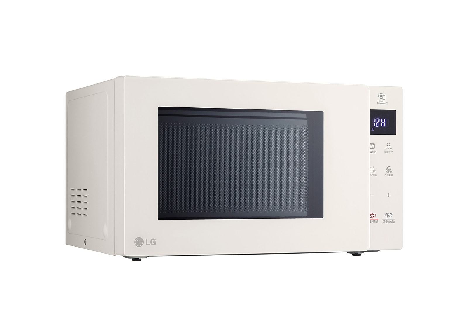 LG 25公升 NeoChef™Objet Collection<sup>®</sup>  智慧變頻微波爐｜冰瓷白, MS2535GIK