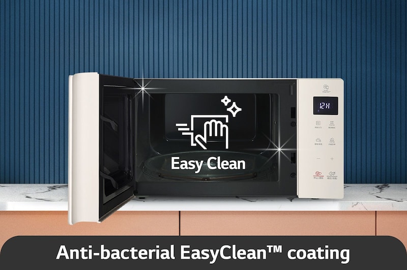 LG 25公升 NeoChef™Objet Collection<sup>®</sup>  智慧變頻微波爐｜冰瓷白, MS2535GIK
