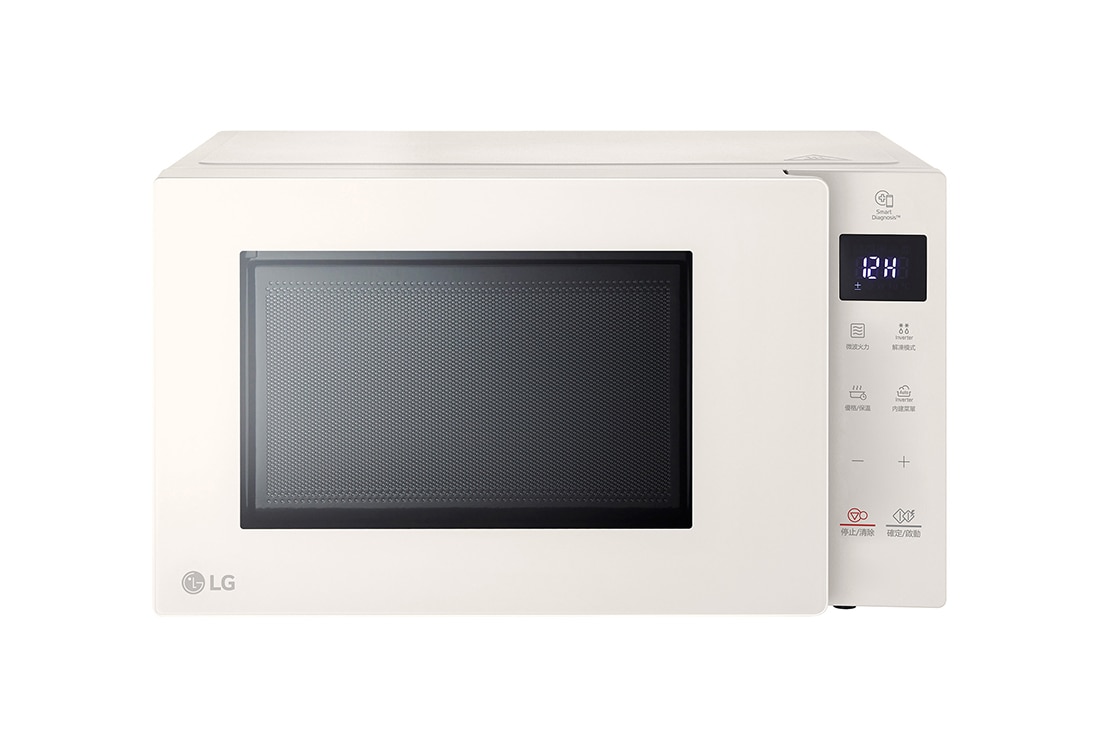LG 25公升 NeoChef™Objet Collection<sup>®</sup>  智慧變頻微波爐｜冰瓷白, MS2535GIK