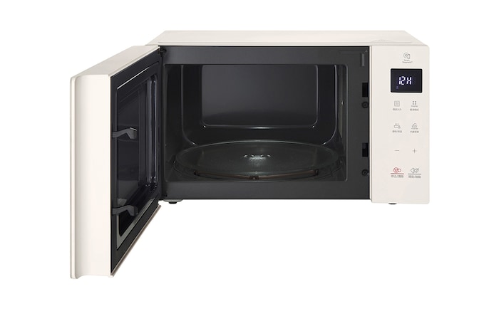 LG 25公升 NeoChef™Objet Collection<sup>®</sup> 智慧變頻微波爐|冰瓷白, MS2535GIK