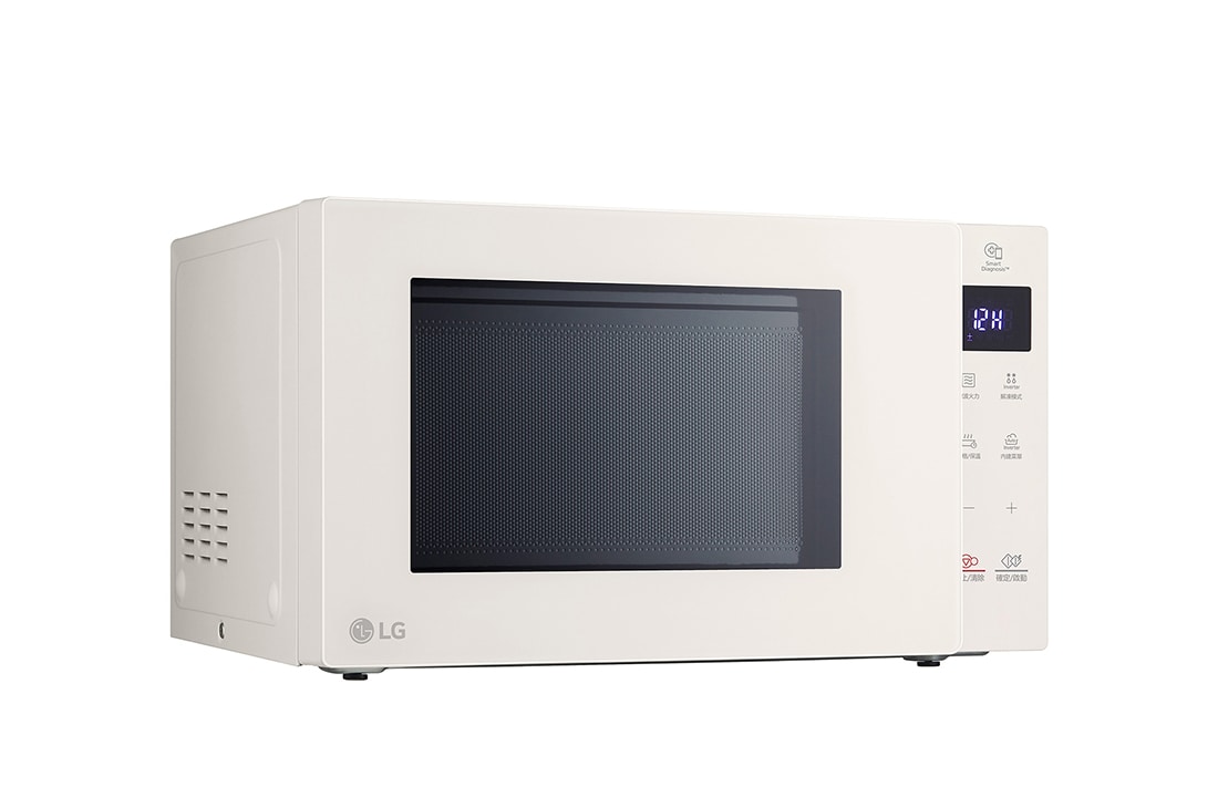 LG 25公升 NeoChef™Objet Collection<sup>®</sup>  智慧變頻微波爐｜冰瓷白, MS2535GIK