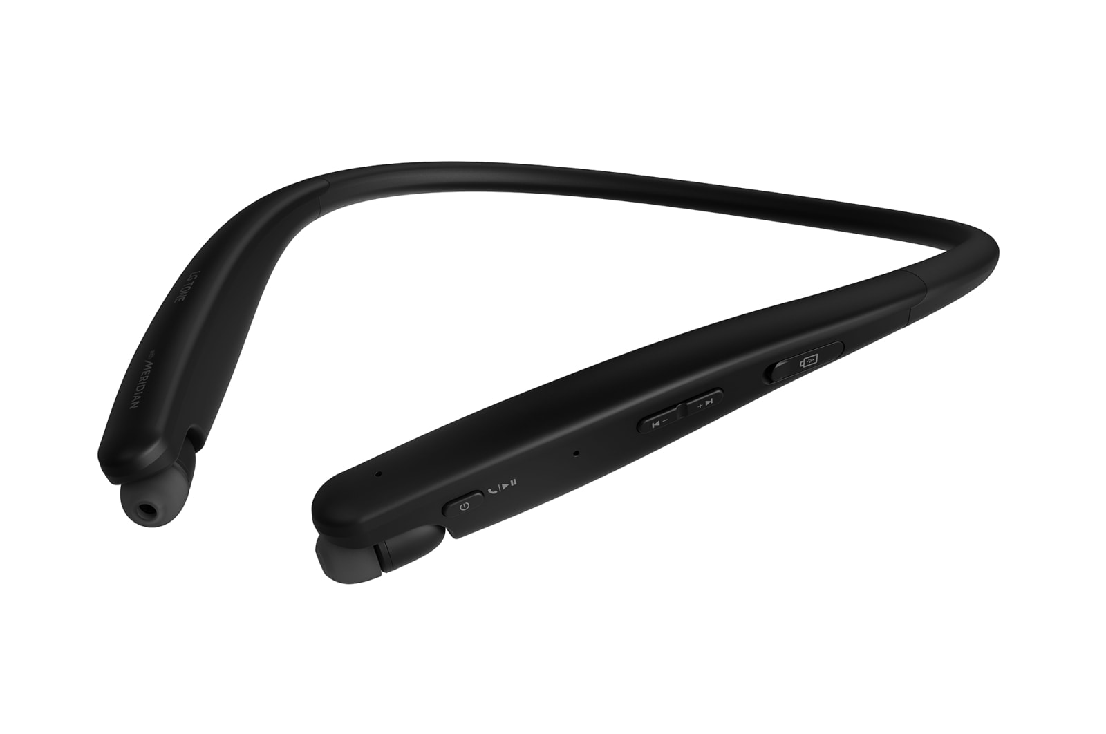 LG TONE Style 頸掛式藍牙耳機 - 霧面黑, HBS-SL5