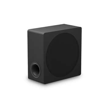 重低音喇叭的斜角視圖
