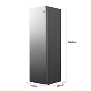 LG Styler<sup>®</sup>蒸氣電子衣櫥 PLUS (容量加大款) - 奢華鏡面, B723MR