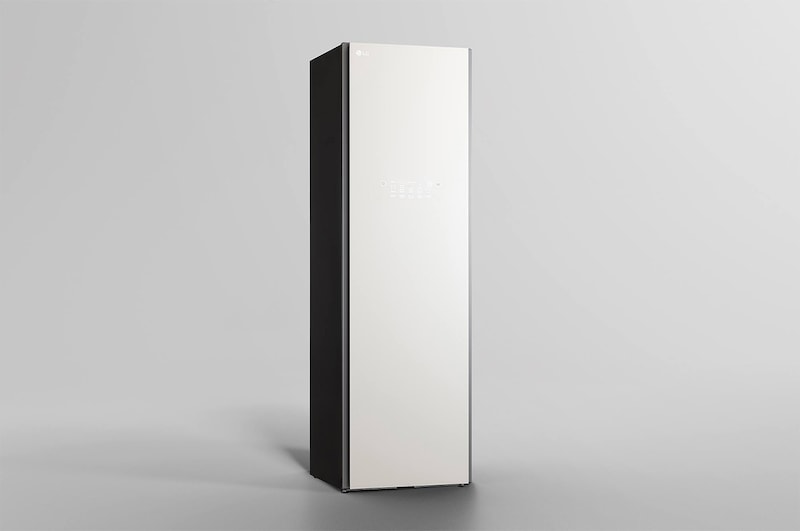 LG Styler<sup>®</sup>蒸氣電子衣櫥|Objet Collection (容量加大款) - 雪霧白, B723OB
