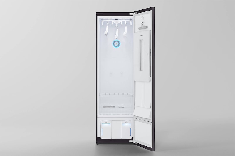 LG Styler<sup>®</sup>蒸氣電子衣櫥|Objet Collection (容量加大款) - 雪霧白, B723OB