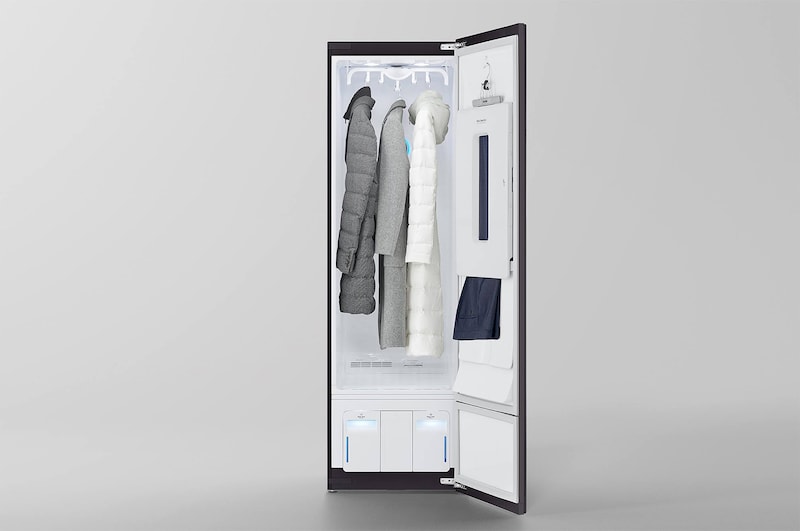 LG Styler<sup>®</sup>蒸氣電子衣櫥|Objet Collection (容量加大款) - 雪霧白, B723OB