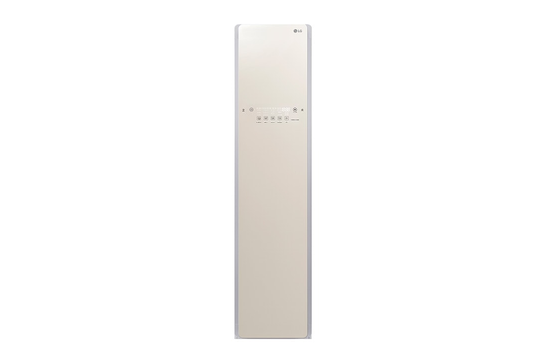 LG 三件組 Styler<sup>®</sup>蒸氣電子衣櫥｜亞麻紋象牙白, E523IR