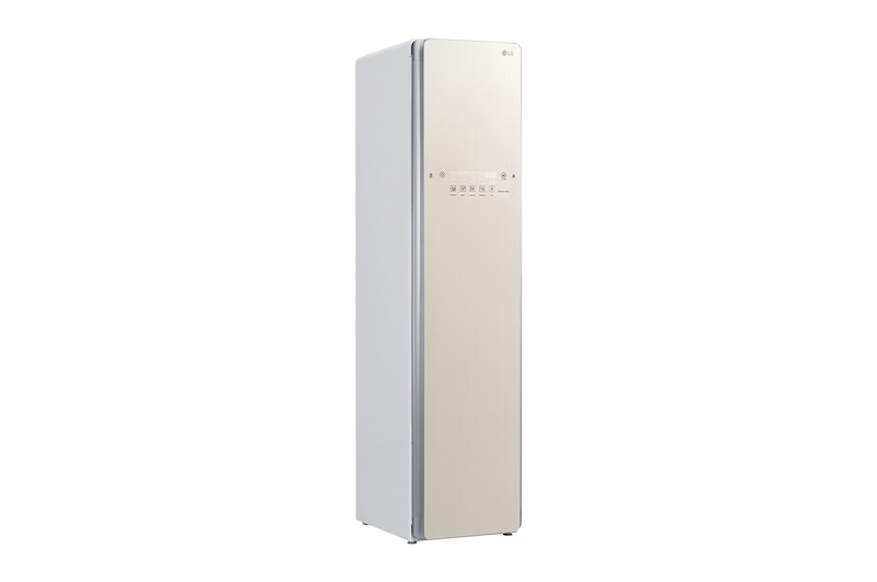 LG 三件組 Styler<sup>®</sup>蒸氣電子衣櫥｜亞麻紋象牙白, E523IR