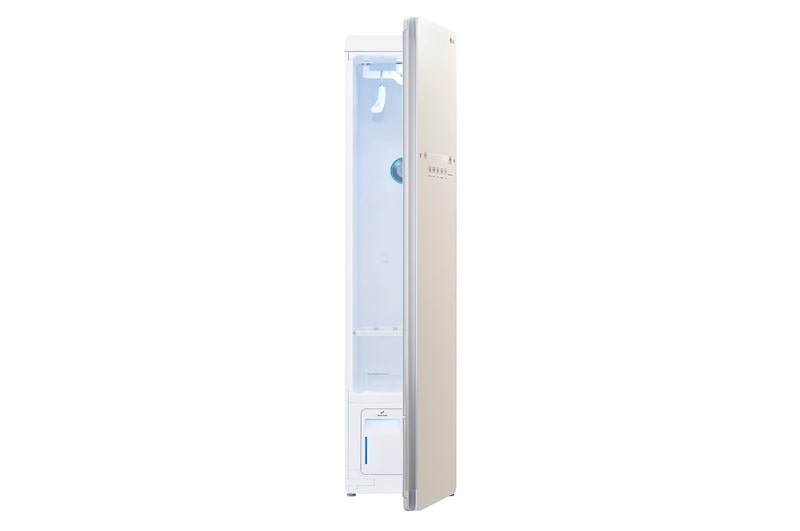 LG 三件組 Styler<sup>®</sup>蒸氣電子衣櫥｜亞麻紋象牙白, E523IR