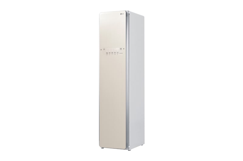 LG 三件組 Styler<sup>®</sup>蒸氣電子衣櫥｜亞麻紋象牙白, E523IR