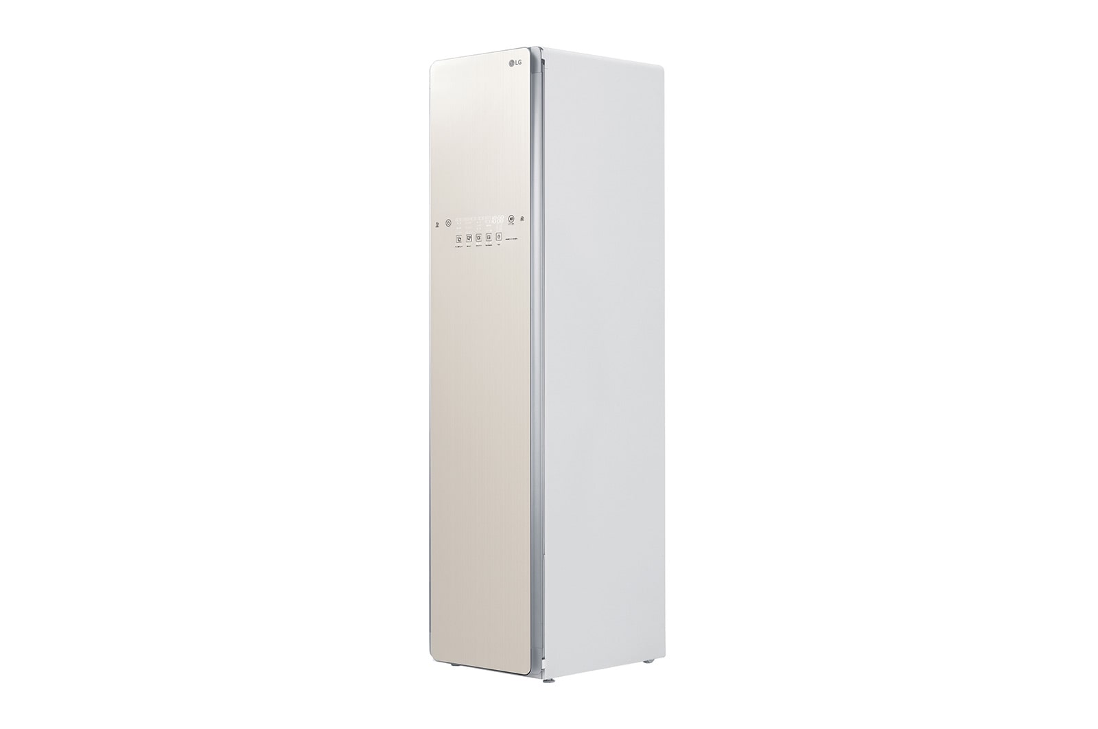 LG 三件組 Styler<sup>®</sup>蒸氣電子衣櫥｜亞麻紋象牙白, E523IR