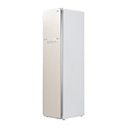 LG 三件組 Styler<sup>®</sup>蒸氣電子衣櫥｜亞麻紋象牙白, E523IR