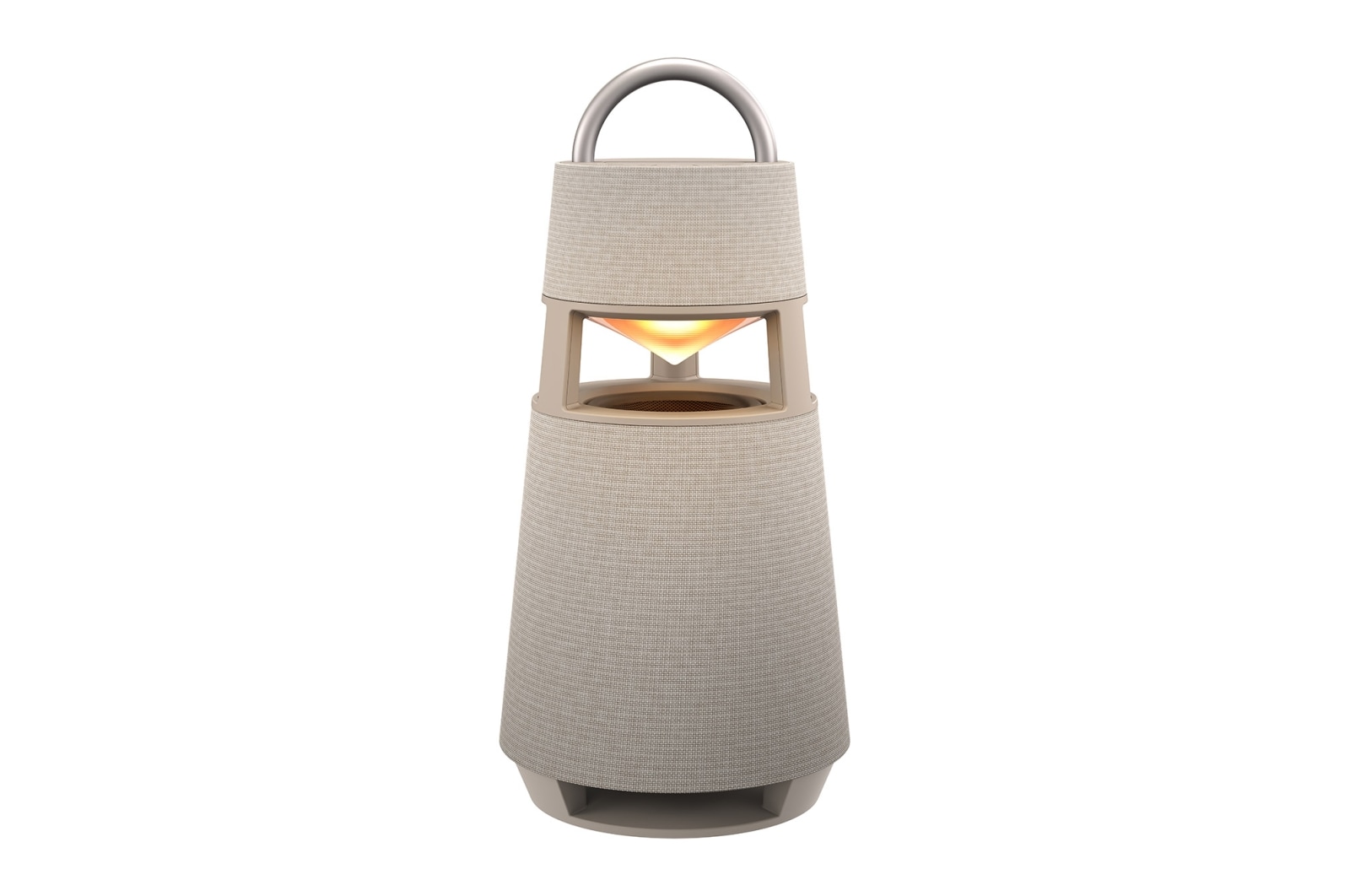 Front angle with yellow lighting on