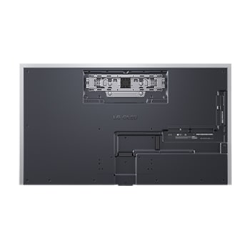 LG OLED evo AI G5 4K 智能電視的後視圖。