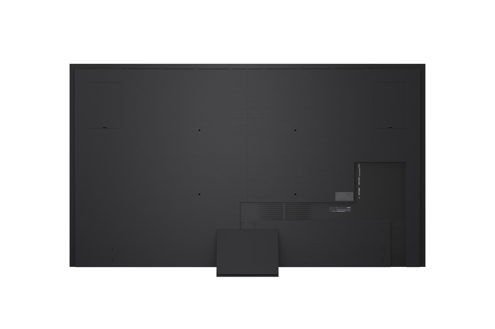 LG QNED evo QNED86 電視的後視圖