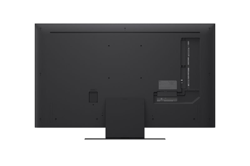 LG QNED evo QNED86 電視的後視圖